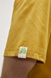 Re-Finger Recycle Cider Sarı T-Shirt Baskılı Erkek Tişört