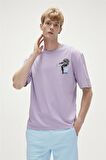 Bad Bear Baskılı Açık Mor Erkek T-Shirt 23.01.07.002_RE-LIFE t-shirt