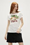 FROG t-shirt BEYAZ