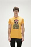 Bad Bear Baskılı Hardal Erkek T-Shirt 23.01.07.009_GOOD GAME t-shirt