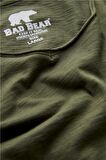 Bad Bear V-Neck T-Shirt Haki Yeşil Basic Erkek Tişört