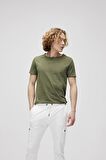 Bad Bear O-Neck T-Shirt Haki Yeşil Basic Erkek Tişört