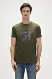 Bad Bear Baskılı Haki Erkek T-Shirt 23.01.07.037_ONEWAY T-SHIRT