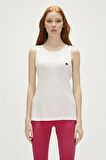 Cara Tank-Top Off-White Beyaz Kadın Atlet