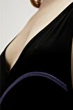 Fiona Dress Siyah Kadın Elbise T-Shirt