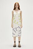 Fiona Dress Marshmallow Beyaz Kadın Elbise T-Shirt