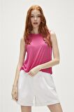 Halle Tank-Top Fuşya Pembe Kadın Atlet