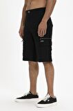 Rope SweatShorts Siyah Erkek Şort