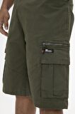 Rope SweatShorts Haki Yeşil Erkek Şort
