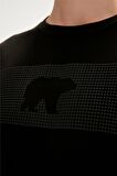Fancy Crewneck Midnight Siyah 3D Baskılı Erkek Sweatshirt