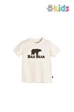 Bear Tee Kids Off-White Beyaz T-Shirt Çocuk Tişört