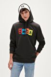 Fun Hoodie Antrasit Kapüşonlu Erkek Sweatshirt