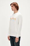 Manuscript Crewneck Off-White Beyaz Erkek Sweatshirt