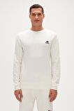 Bad Bear TAG CREWNECK BEYAZ Erkek Sweatshirt