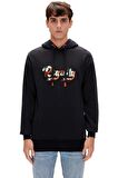 Royalty Hoodie Lacivert Kapüşonlu Erkek Sweatshirt