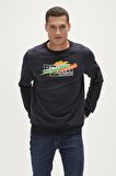 Crayon Crewneck Lacivert Erkek Sweatshirt