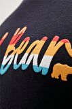 Manuscript Crewneck Lacivert  Erkek Sweatshirt
