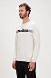 Reflect Bear Crewneck Marshmallow Beyaz Erkek Sweatshirt