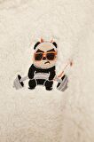 Plunger Plush Kids Marshmallow Beyaz  Fermuarlı Kapüşonlu Peluş Çocuk Sweatshirt
