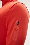 More Bear Full-Zip Hoodie Ginger Tarçın Fermuarlı Erkek Sweatshirt 