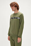 Reflect Bear Crewneck Thyme Yeşil  Erkek Sweatshirt