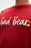 Manuscript Crewneck Bordo Erkek Sweatshirt