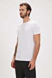 Bad Bear Solid T-Shirt Beyaz Basic Erkek Tişört