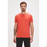 Solid Tarçın Basic Erkek Tişört