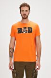 Bang Turuncu Baskılı Erkek Tişört