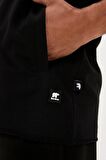 Mood Siyah Erkek Baskılı Hoodie Sweatshirt
