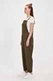 Taya Haki Yandan Cepli Kadın Tulum