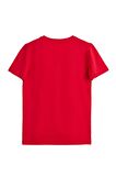 Fiery Kırmızı Baskılı Çocuk Tişört