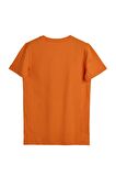 Manx Turuncu Baskılı Çocuk Tişört