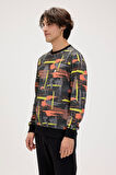 BAD BEAR ERKEK FLAME CREWNECK 24.02.12.017