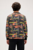 BAD BEAR ERKEK FLAME CREWNECK 24.02.12.017