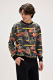 BAD BEAR ERKEK FLAME CREWNECK 24.02.12.017