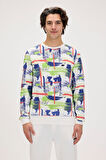 BAD BEAR ERKEK FLAME CREWNECK 24.02.12.017