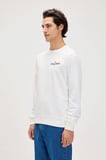 Splashy Beyaz Erkek Baskılı Sweatshirt