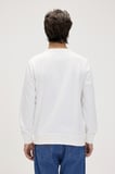 Splashy Beyaz Erkek Baskılı Sweatshirt