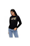 Bad Bear 24.04.12.002 Re-Carina Crewneck Sweat Siyah Unisex Sweatshirt