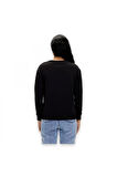 Bad Bear 24.04.12.002 Re-Carina Crewneck Sweat Siyah Unisex Sweatshirt