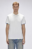 Rubin Beyaz Polo Yaka Erkek Tişört