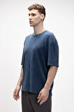 Wild İndigo Baskılı Erkek T-Shirt
