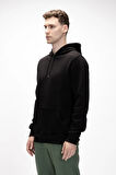 Sea Si̇yah Kapüşonlu Erkek Sweatshirt