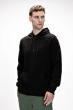 Sea Si̇yah Kapüşonlu Erkek Sweatshirt