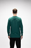Bad  Bear Corner Crewneck/Forest Erkek Sweatshirt Koyu Yeşil