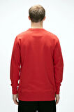 Corner Kırmızı Crewneck Erkek Sweatshirt