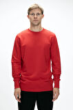Corner Kırmızı Crewneck Erkek Sweatshirt