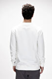 Inner Beyaz Crewneck Erkek Sweatshirt
