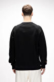 Diez Si̇yah Crewneck Erkek Sweatshirt